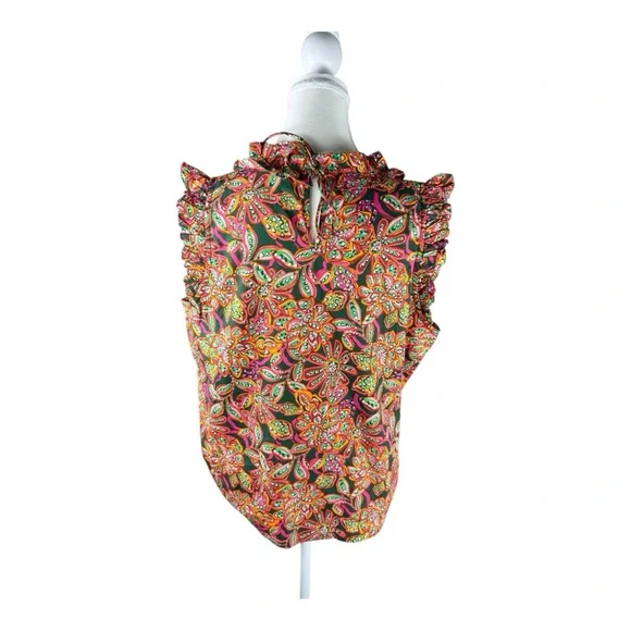 NWOT J. Crew Sleeveless Ruffle Top Size XL - Picture 4 of 6